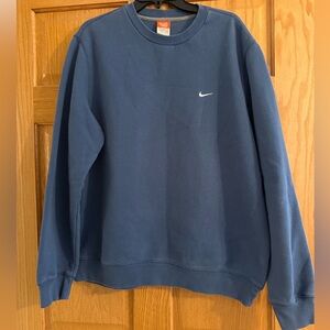 Nike vintage the athletic department navy blue crew neck sweatshirt men’s XL